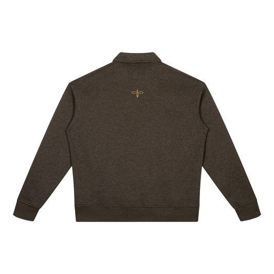 F0S // CIPHER QUARTER-ZIP ARCHIVAL PULLOVER