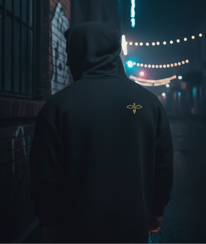 F0S Noir Haven Luxe Hoodie