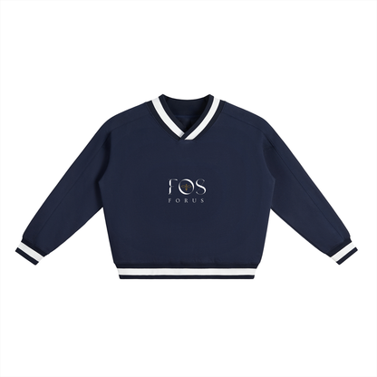 F0S // INDUSTRY V-NECK ARCHIVAL BOXY SWEATER