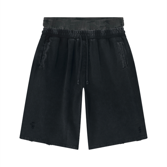 F0S // BRIGADE DISTRESSED SWEAT SHORTS