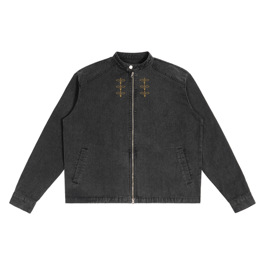 F0S // ARCHIVAL CROPPED TWO-WAY DENIM JACKET