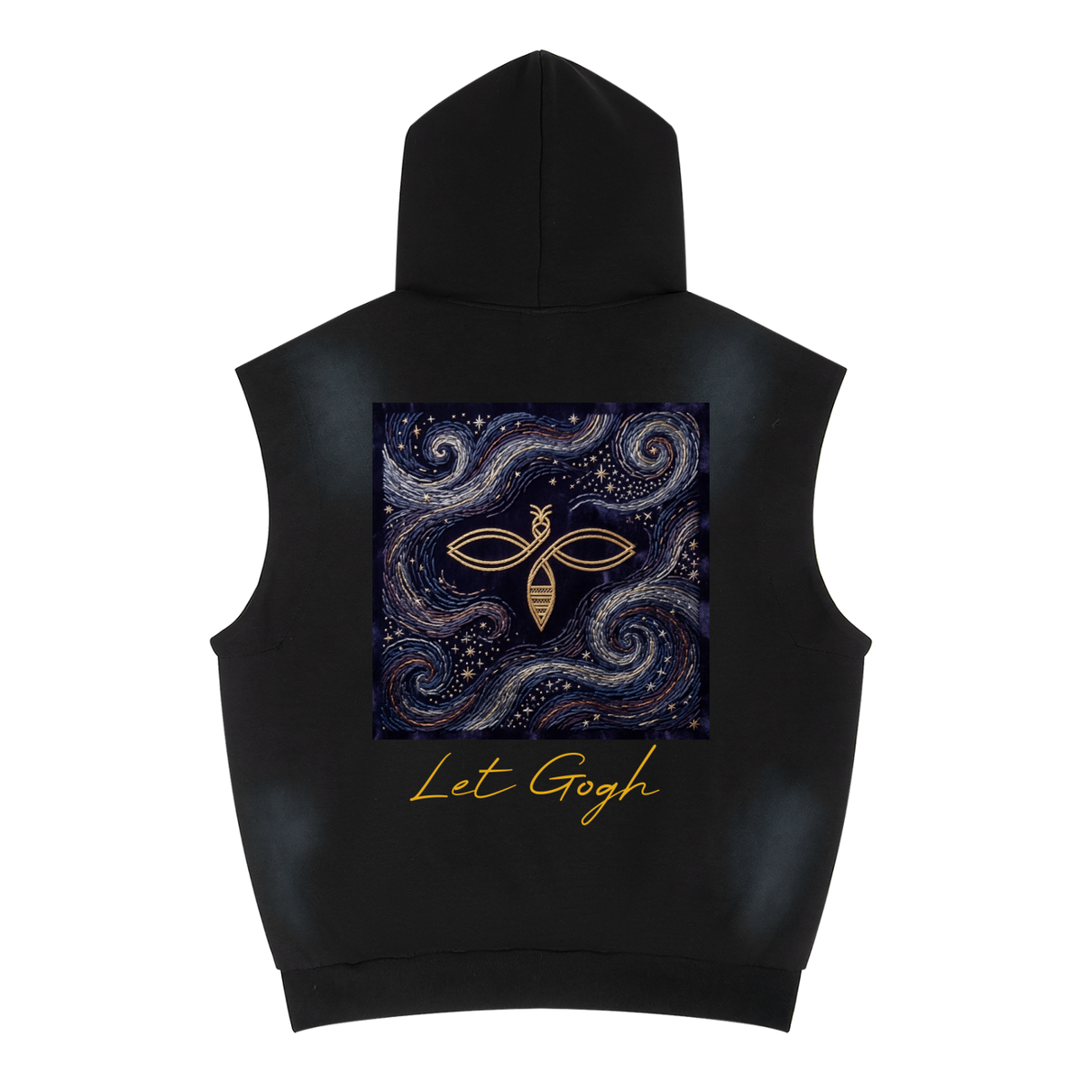 F0S // "STARRY VOID" ARTIST SERIES SLEEVELESS HOODIE