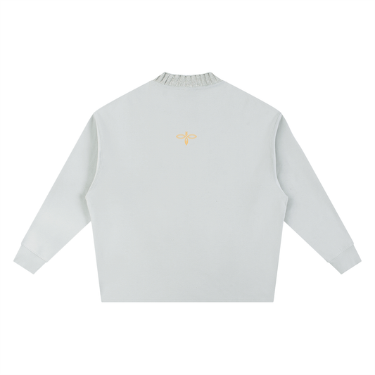 F0S // DRIFT OVERSIZED RIB-COLLAR CREW