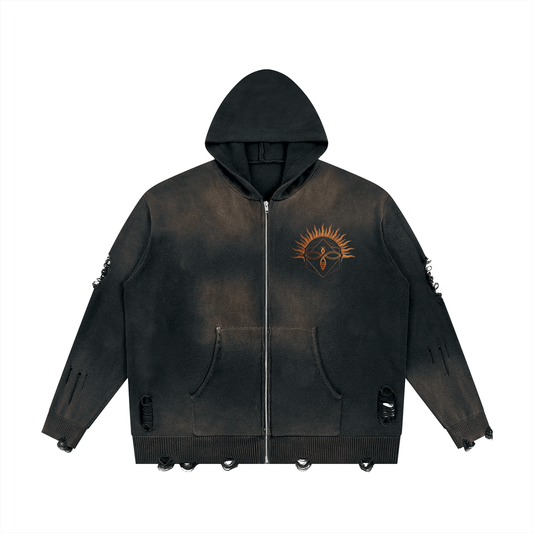 F0S // BASTION 760GSM ARCHIVAL FULL-ZIP HOODIE