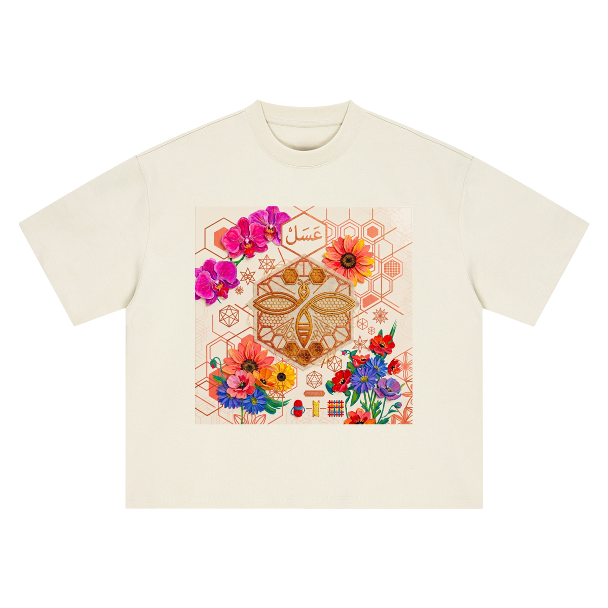 F0S // "ASAL" ULTRA-HEAVY BOXY TEE