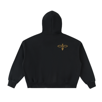 F0S // INDUSTRY FULL-ZIP BOXY THERMAL HOODIE
