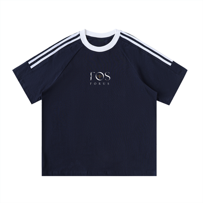F0S // INDUSTRY TAPED-COLLAR ARCHIVAL TEE