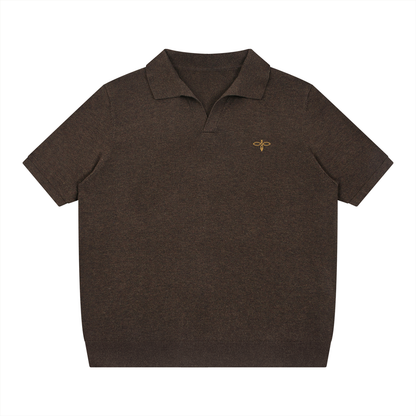 F0S // OBSIDIAN 375GSM COTTON POLO