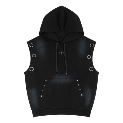 F0S // "STARRY VOID" ARTIST SERIES SLEEVELESS HOODIE