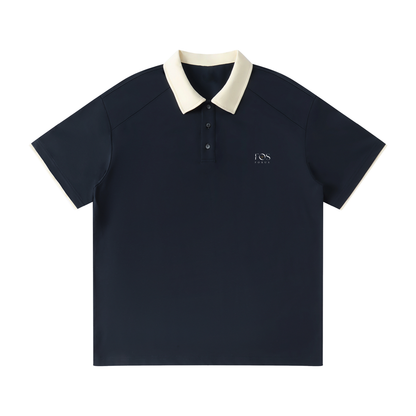 F0S // VANGUARD CONTRAST-COLLAR POLO