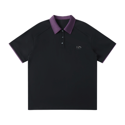 F0S // VANGUARD CONTRAST-COLLAR POLO