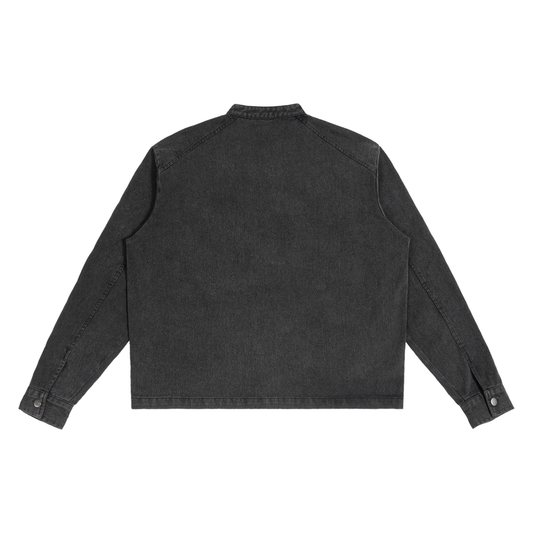 F0S // ARCHIVAL CROPPED TWO-WAY DENIM JACKET