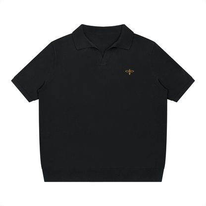F0S // OBSIDIAN 375GSM COTTON POLO