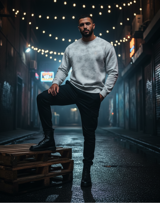 F0S Dirty Washed Boxy Sweatshirt