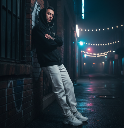F0S // INDUSTRY FULL-ZIP BOXY THERMAL HOODIE