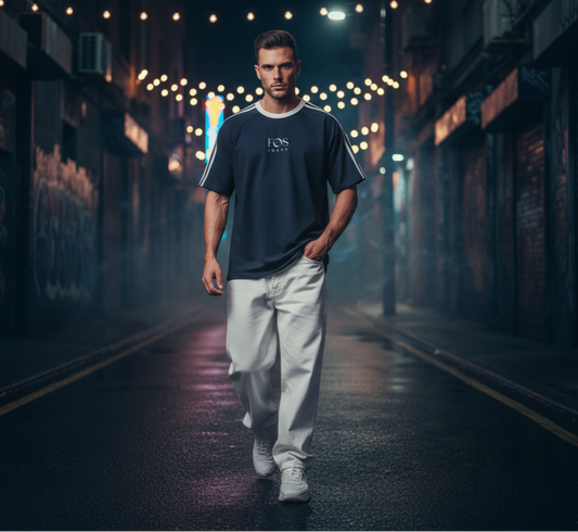 F0S Striped Crewneck