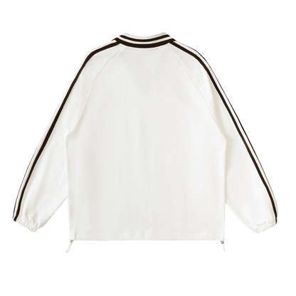 F0S // INDUSTRY LAPEL-COLLAR RAGLAN SWEATSHIRT
