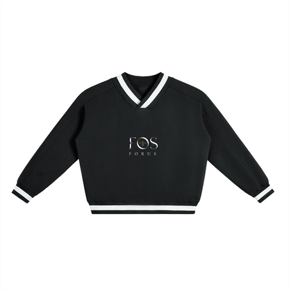 F0S // INDUSTRY V-NECK ARCHIVAL BOXY SWEATER