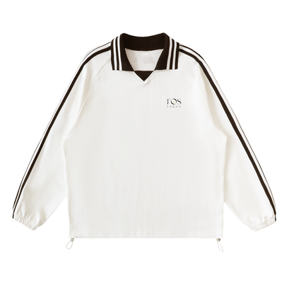 F0S // INDUSTRY LAPEL-COLLAR RAGLAN SWEATSHIRT