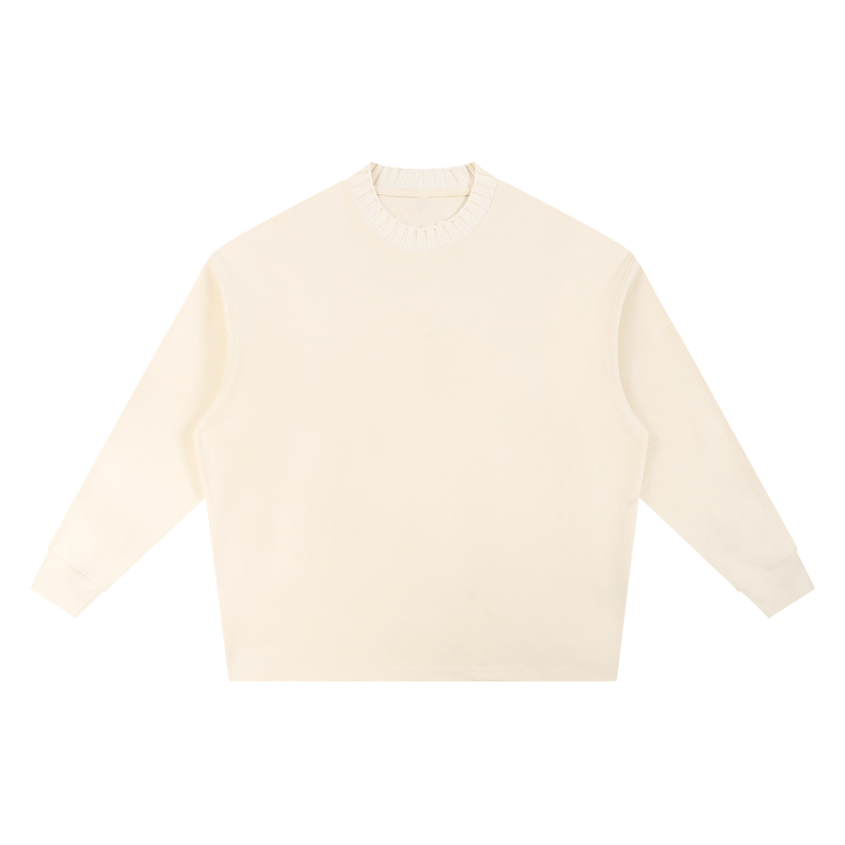 F0S // DRIFT OVERSIZED RIB-COLLAR CREW