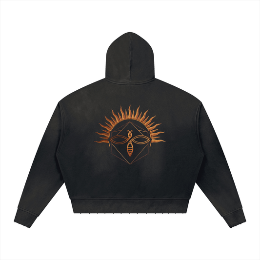 F0S // HALO SUNFADED ARCHIVAL HOODIE