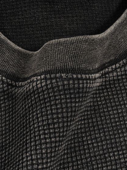 F0S // INDUSTRY WAFFLE-KNIT SNOW-WASH TEE