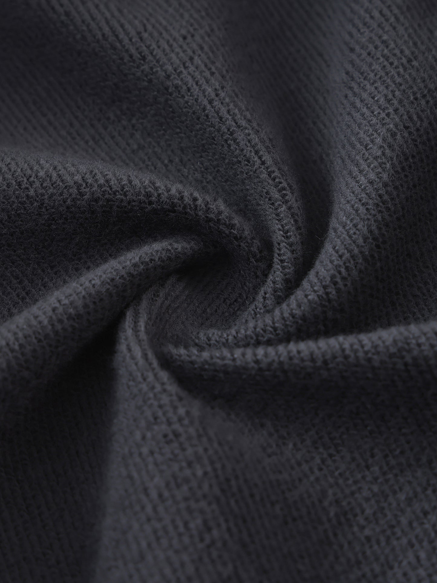 F0S Noir Fleece Polo Sweatshirt